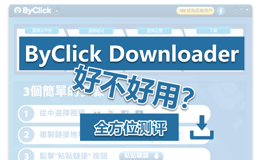 ByClick Downloader 測評