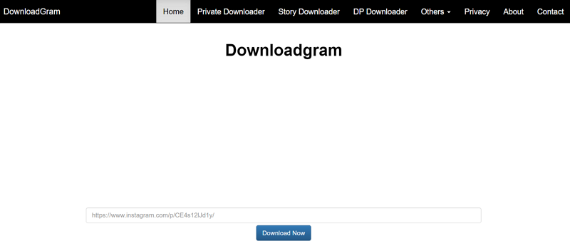 DownloadGram 介面