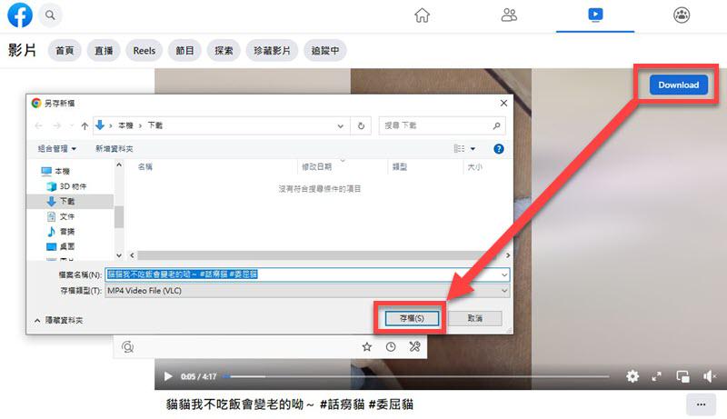 Video Downloader for FaceBook Chrome 外掛